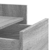 Bedside Cabinet Grey Sonoma 45x50x65 cm Engineered Wood 848309