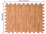 Pool Ground Mat 24 pcs Wood 8.64 EVA Foam 3433279