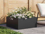 Garden Planter Black 60 x 60 x 30 cm Cold-rolled Steel 8005050