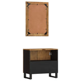 2 Piece Bathroom Furniture Set Solid Wood Mango 3200636