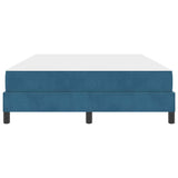 Box Spring Bed with Mattress Dark Blue 160 x 210 cm Fabric 3398753
