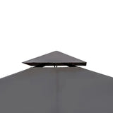 Gazebo Dark grey roof, black frame 41453