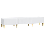 TV Cabinet with Drawer White 147 x 34.5 x 30 cm Engineered Wood 894705