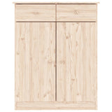 Shoe Cabinet ALTA 77x35x96 cm Solid Wood Pine 353925