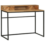 Computer Desk with Drawer with Storage Brown 110 x 50 x 87 cm 374113