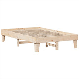 Bed Frame without Mattress 120x200 cm Solid Wood Pine 855358