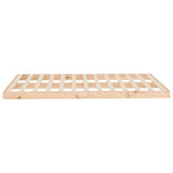 Bed Frame without Mattress 120x200 cm Solid Wood Pine 823449