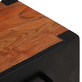 Sideboard with Drawer Brown 55 x 30 x 75 cm Solid Acacia Wood 4104007