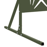 Privacy Screen Olive 100 x 50 x 180 cm Steel 868587