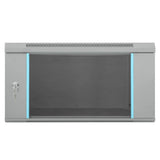 Network Cabinet with Storage Grey 60 x 60 x 35 cm Steel 42017636