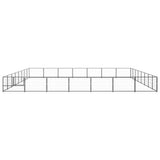 Dog Kennel Black 56 m Steel 3082180