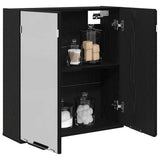 Mirror Cabinet Black Oak 64 x 20 x 67 cm Engineered Wood 862096