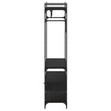Wardrobe Black oak 89 x 39 x 184.5 cm Engineered wood 883549