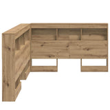 Storage Headboard Artisan Oak Engineered Wood 3335484