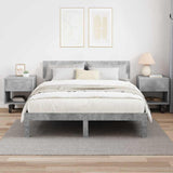 Bedside Table 2 pcs Concrete Grey 40.5 x 40 x 48 cm 891063