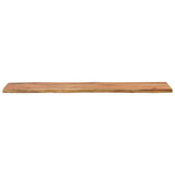 Table Top 140x40x2.5 cm Rectangular Solid Wood Acacia Live Edge 370615