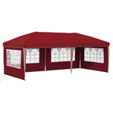 Pop-up Party Tent 575 x 289 x 245 cm Burgundy 42019796