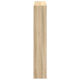Wall Cube Shelf 7 Compartments Sonoma Oak Engineered Wood 860024