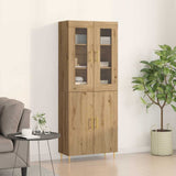 Highboard 2 pcs Artisan Oak Engineered Wood 3334347