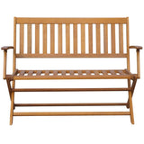 Garden Bench 120 cm Solid Acacia Wood 44132