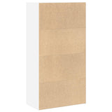 Bookcase White 60x30x114 cm Engineered Wood 857899