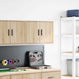 Garage Wall Cabinet Sonoma Oak Engineered Wood 860647