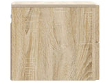 Wall-Mounted Bedside Cabinet 2 pcs Sonoma Oak 33 x 34.5 x 40 cm 898470