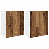 Hanging Cabinet Lyons 2 pcs Old Wood 50x31x60 cm Engineered Wood 856113