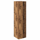 Corner Cabinet Old Wood 33x33x132 cm Engineered Wood 856722