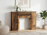Fireplace Surround Old Wood 93 x 20 x 89 cm Engineered Wood 8006631