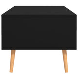 Coffee Table Black Engineered wood, MDF 100 x 49.5 x 43 cm 326787