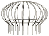 Gutter Leaf Guard 8 pcs Silver 200 mm Stainless Steel 42019393