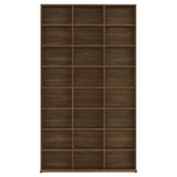 CD Cabinet Brown Oak 102x23x177.5 cm Engineered Wood 815092