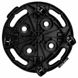Plant Trolleys with Wheels 5 pcs Diameter 30 cm Black 170 kg 3143917