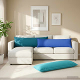 Cushion with Pillow HOUTEN 2 pcs Light Blue Polyester 934442