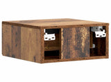 Wall-Mounted Bedside Cabinet 2 pcs Old Wood 34.5 x 33 x 20 cm 899122