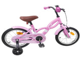 Kids Bike 16 Inches for 4-6 Years Old Light Pink 42009664