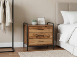 Bedside Cabinet Old Wood 48 x 36.5 x 60 cm Engineered Wood 8013538