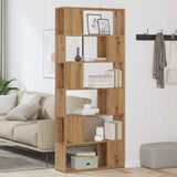 Book Cabinet/Room Divider Artisian Oak 80x24x186 cm 856737