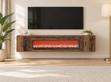 Electric Fireplace Old Wood 155 x 30 x 44 cm Engineered wood 8021021