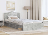 Bed Frame with Headboard Concerte 90 x 200 cm Solid Pine Wood 3413356