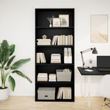 Book Cabinet Black 80x30x189 cm Engineered Wood 3314670
