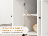 Rolling Kitchen Island Storage Trolley with Rubber Wood Top & Drawers for Dining Room, White T3398P329526