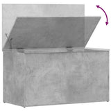 803060 Storage Chest Concrete Grey 84x42x46 cm Engineered Wood