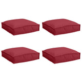 Cushion 4 pcs Wine Red 40 x 40 x 8 cm Oxford Fabric 42001594