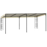 Wall-mounted Gazebo 3x6 m Cream Fabric 47989