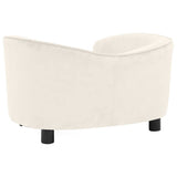 Dog Sofa Cream 69x49x40 cm Plush 171025
