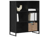 Book Cabinet Black Oak 99.5 x 30 x 108.5 cm Engineered Wood 886534