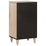 Sideboard Bleached White 40 x 33 x 75 cm Solid Mango Wood 4018140