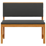 Garden Bench Brown 100 x 50 x 91cm Solid Acacia wood 4107153